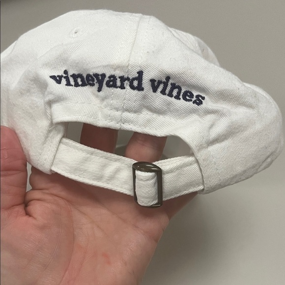 Vineyard Vines White Cap with Flag Whale Logo main image 8